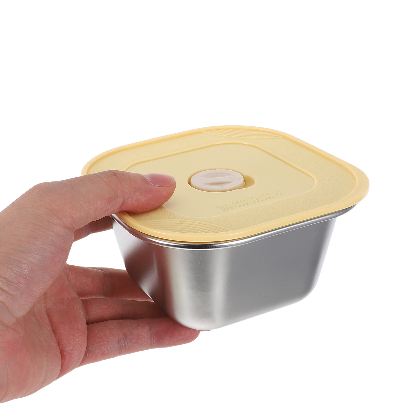 Meal Prep Jars With Lids - 3Pcs Stainless Steel Snack Containers Stackable