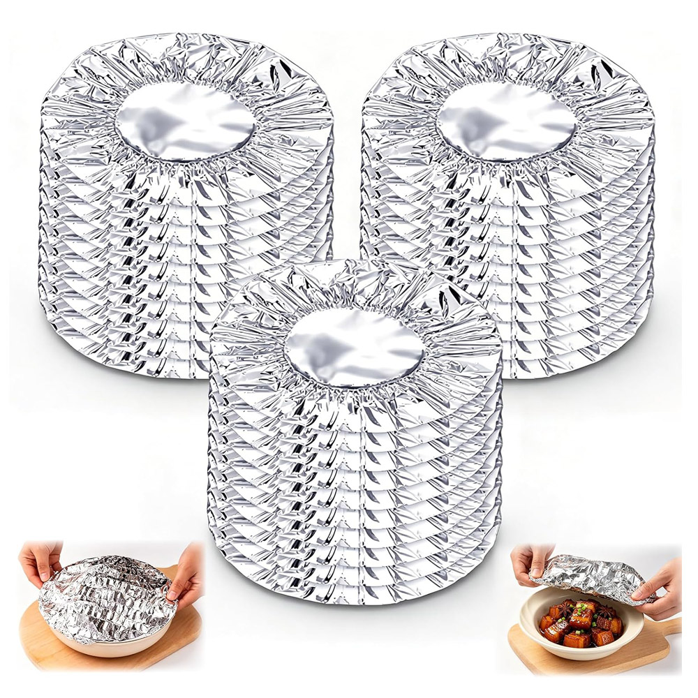 Meal Prep List - Reusable Aluminum Foil Food Covers, Pop