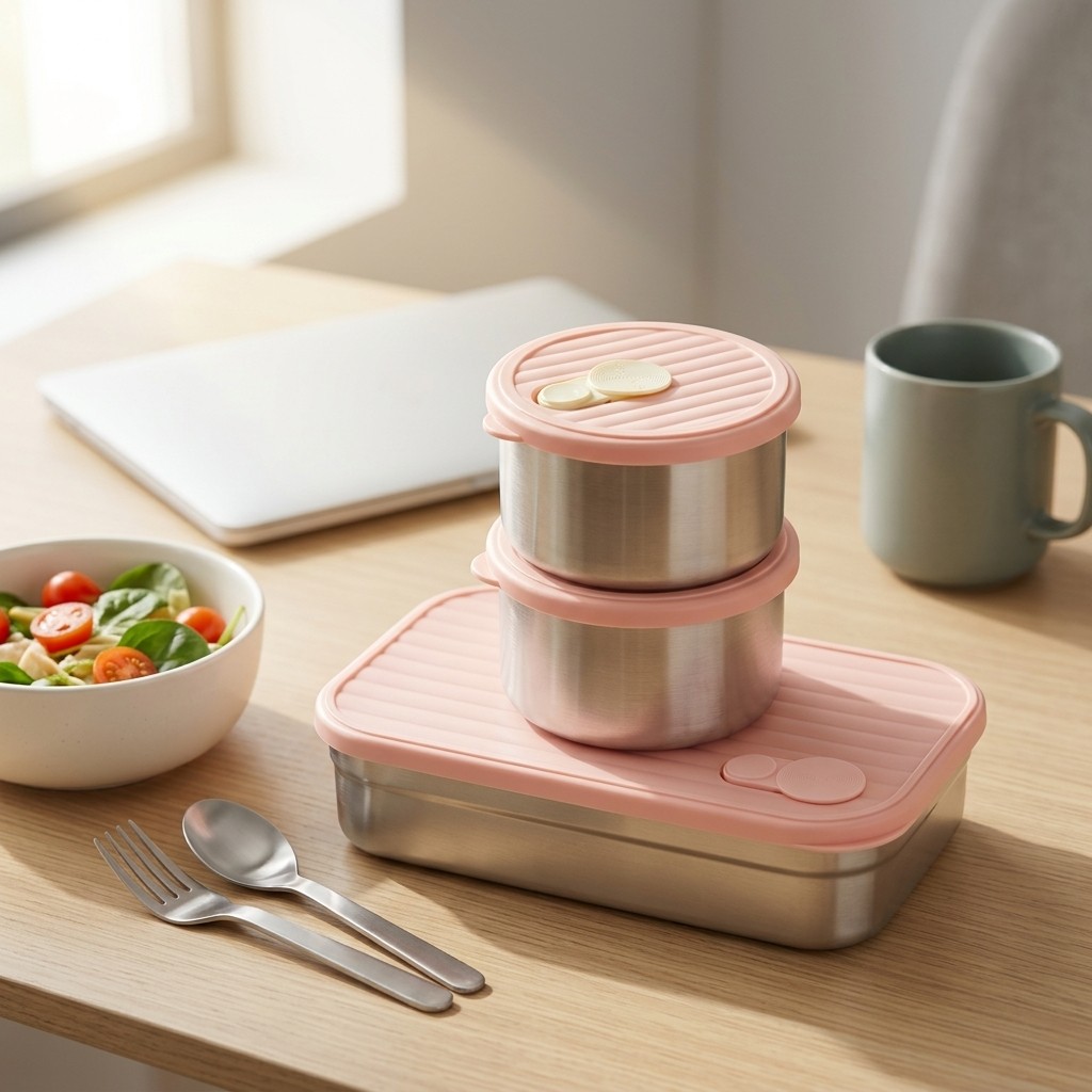 Meal Prep Kinder - Bento Lunch Box Set Microwave Safe