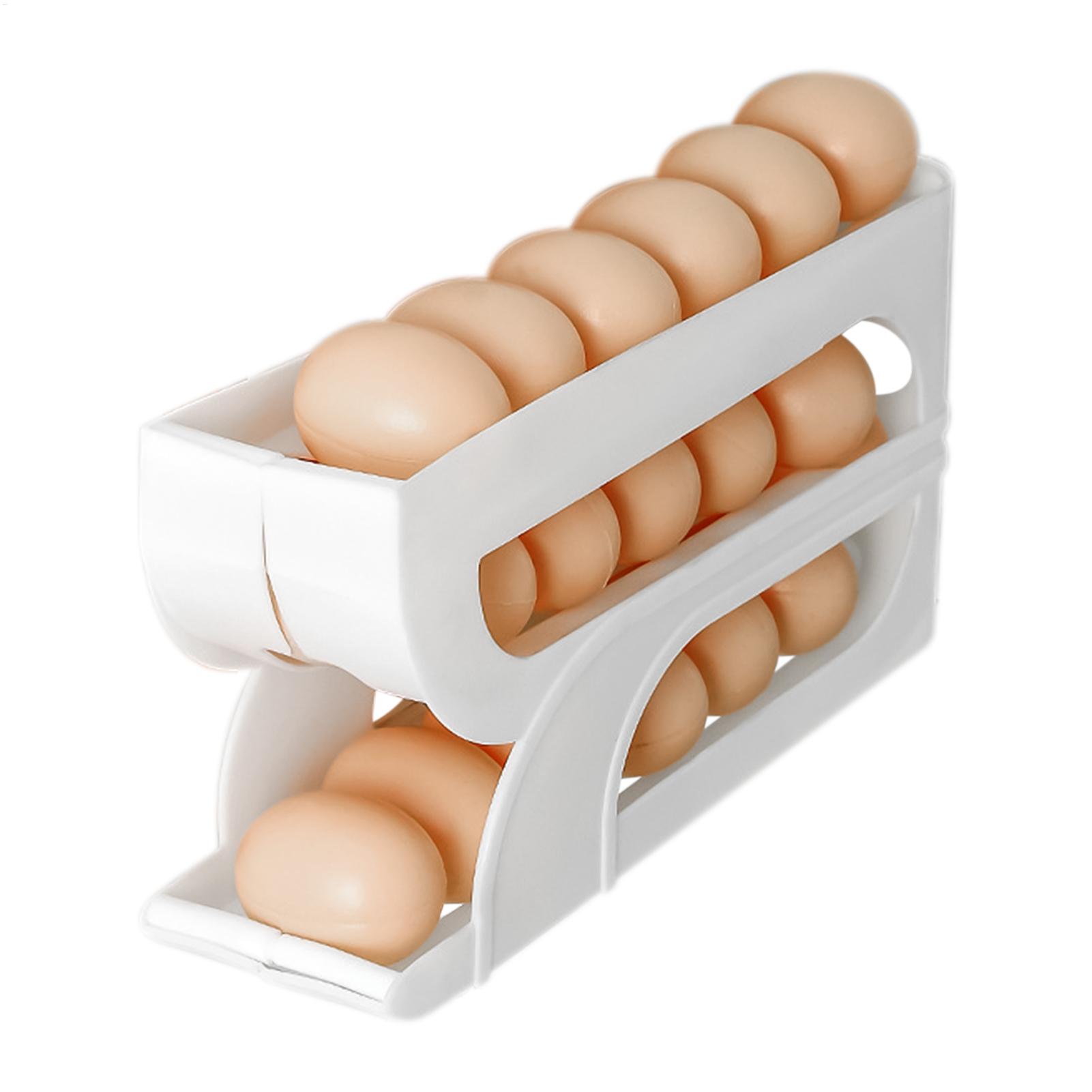 Meal Prep List - Egg Dispenser for Refrigerator 3 Tiers