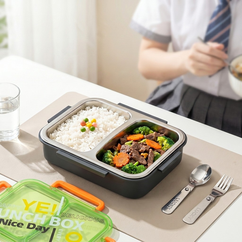 Meal Prep List - Microwavable 304 Stainless Steel Bento Lunch