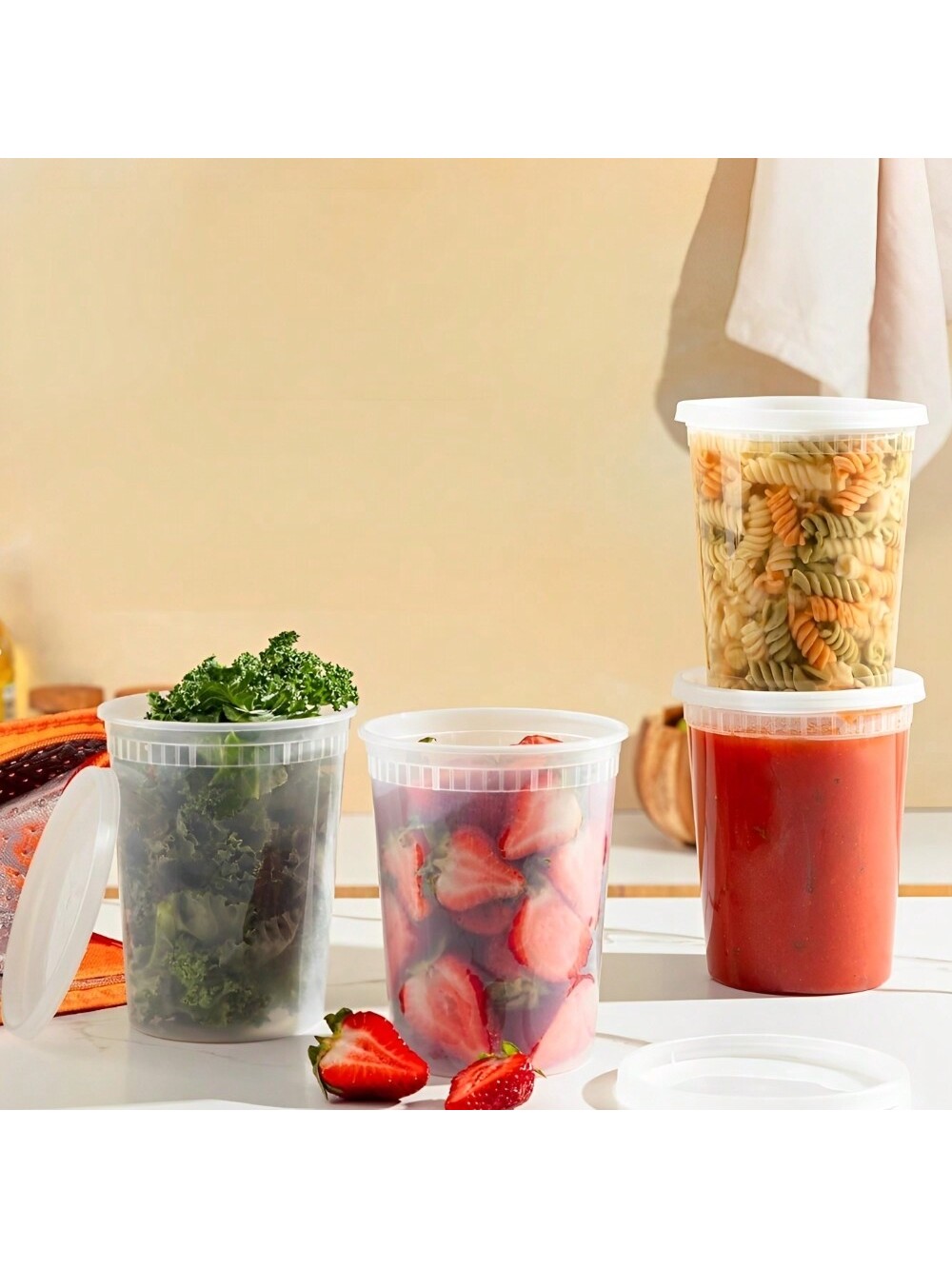 24Pack 32oz Deli Containers wi - Meal Prep List ulasan dan harga