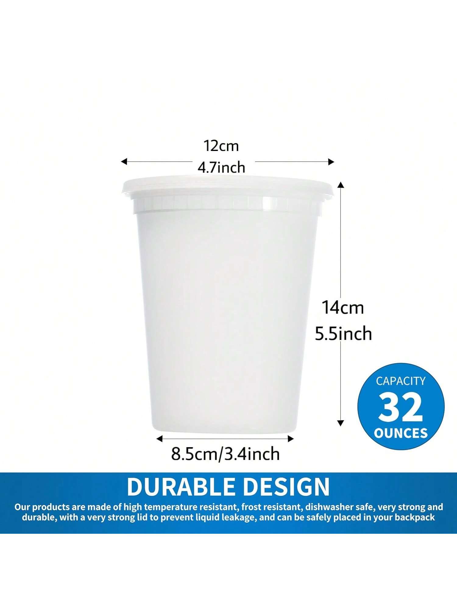 24Pack 32oz Deli Containers wi - Meal Prep List ulasan dan harga