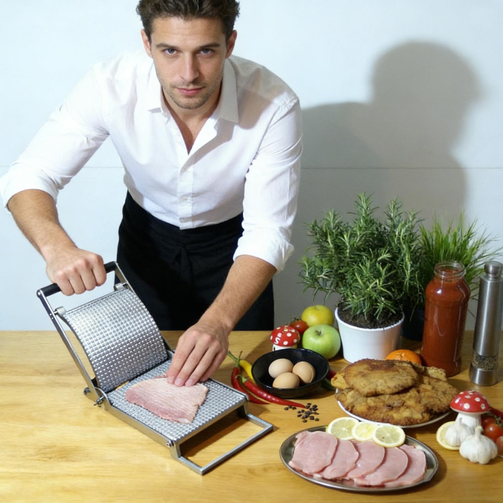 Meat Tenderizer Stainless Stee - Meal Prep Manual ulasan dan harga