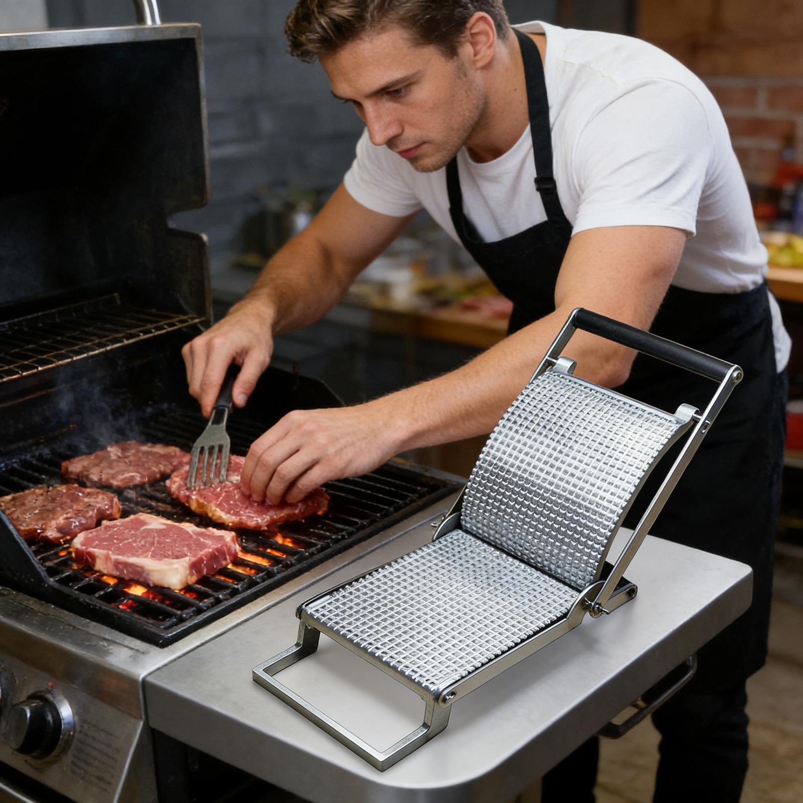 Meat Tenderizer Stainless Stee - Meal Prep Manual ulasan dan harga