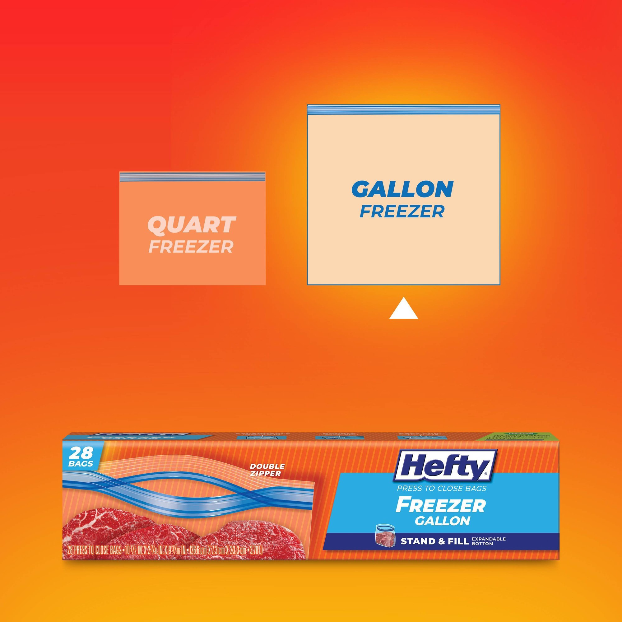 28ct Gallon Freezer Food Stora - Meal Prep Fit ulasan dan harga