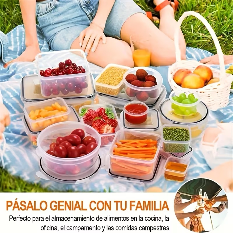 12/16/24pcs Reusable Food Stor - Meal Prep Containers Xl ulasan dan harga