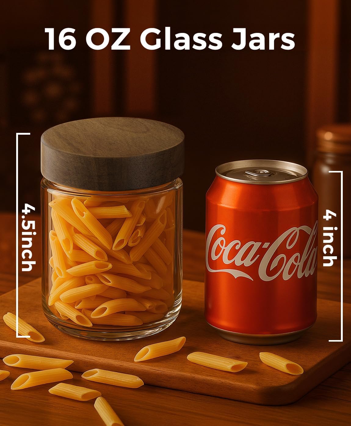 16oz 4 Pack Overnight Oats Con - Meal Prep Jars With Lids ulasan dan harga
