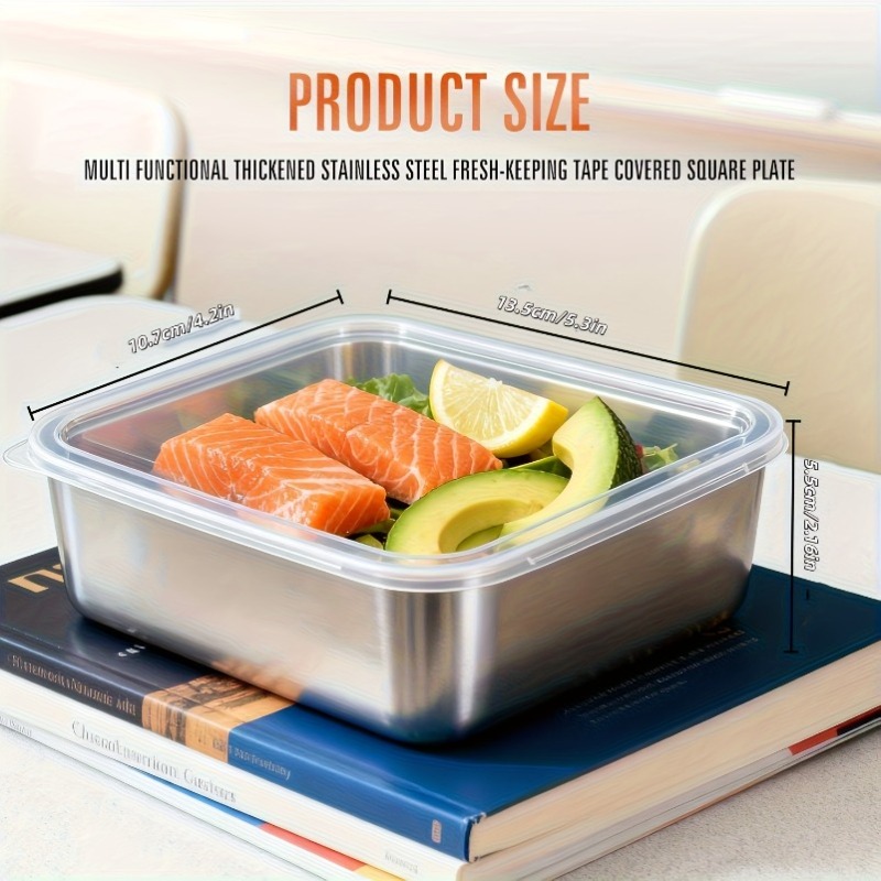 5pcs Stainless Steel Food Cont - Meal Prep Containers Xl ulasan dan harga
