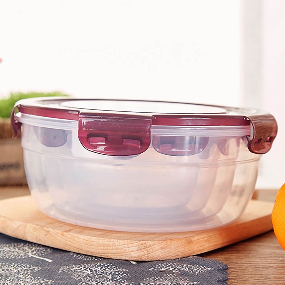 1/4Pcs Safe Plastic Round Stor - Meal Prep Glass Containers Oven Safe ulasan dan harga