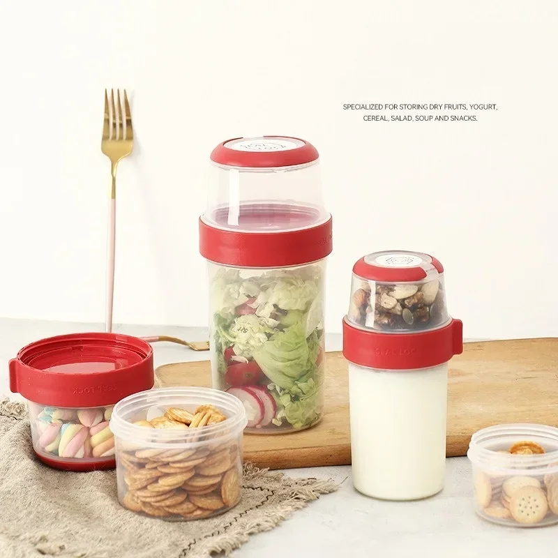 Double-layer Sealed Compartmen - Meal Prep Yogurt Containers ulasan dan harga