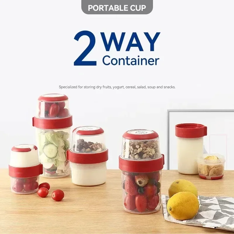 Double-layer Sealed Compartmen - Meal Prep Yogurt Containers ulasan dan harga