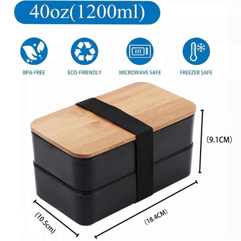 Stackable Bento Box with Utens - Meal Prep Fit ulasan dan harga