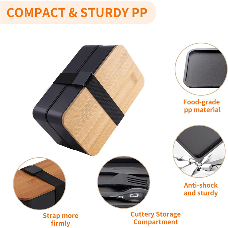 Stackable Bento Box with Utens - Meal Prep Fit ulasan dan harga
