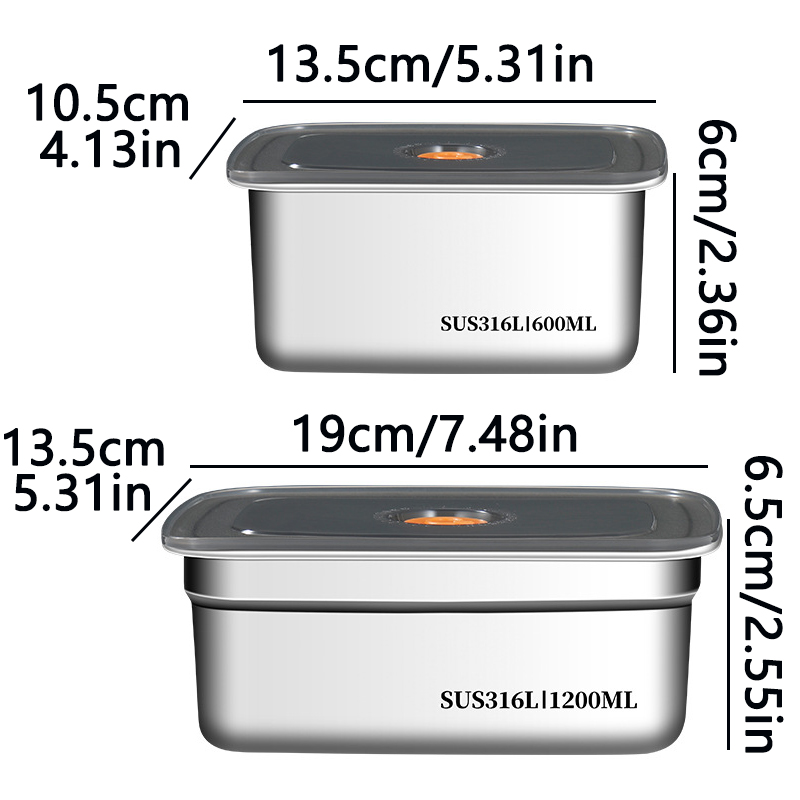 Food Grade 316 Stainless Steel - Stainless Bento Box ulasan dan harga