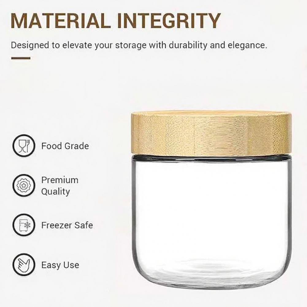 Kitchen Storage Jars Airtight  - Meal Prep Jars With Lids ulasan dan harga