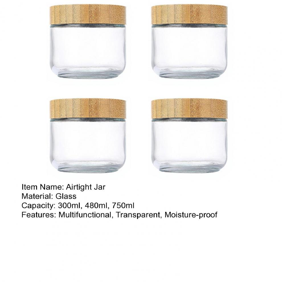 Kitchen Storage Jars Airtight  - Meal Prep Jars With Lids ulasan dan harga