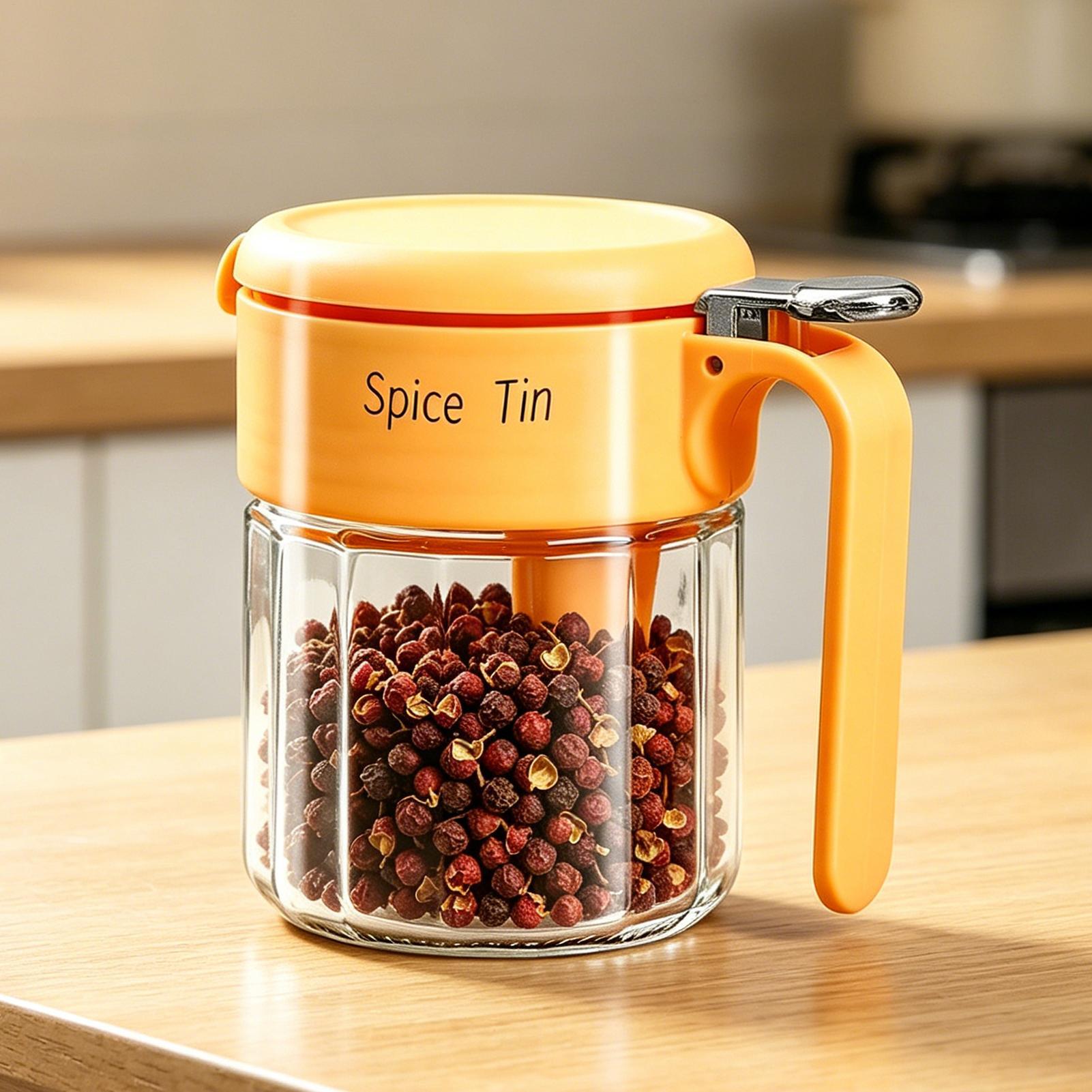 Seasoning Container 400ml Mult - Meal Prep Jars With Lids ulasan dan harga