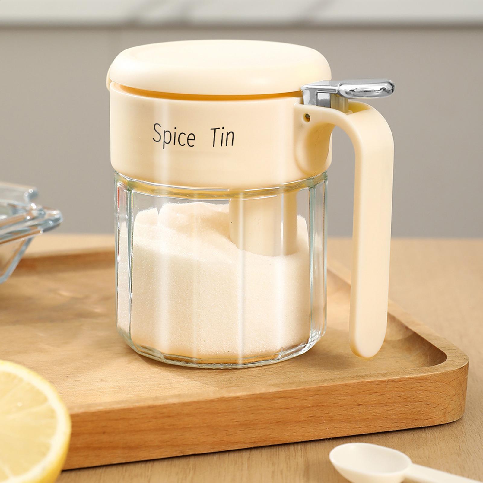 Seasoning Container 400ml Mult - Meal Prep Jars With Lids ulasan dan harga