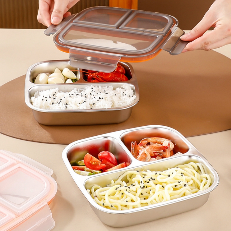 304 Stainless Steel Lunch Box, - Meal Prep Kinder ulasan dan harga
