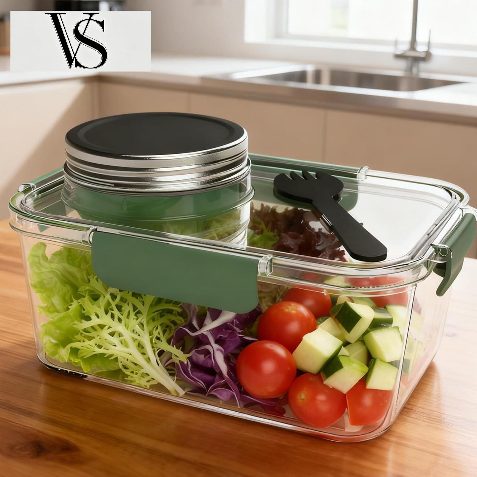 Salad Container 2.5 OZ Storage - Meal Prep For Office ulasan dan harga