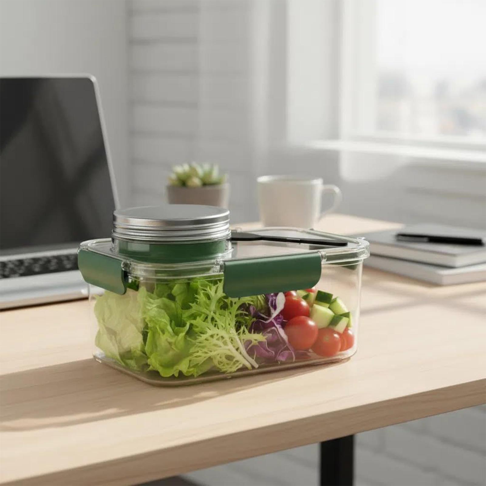 Salad Container 2.5 OZ Storage - Meal Prep For Office ulasan dan harga