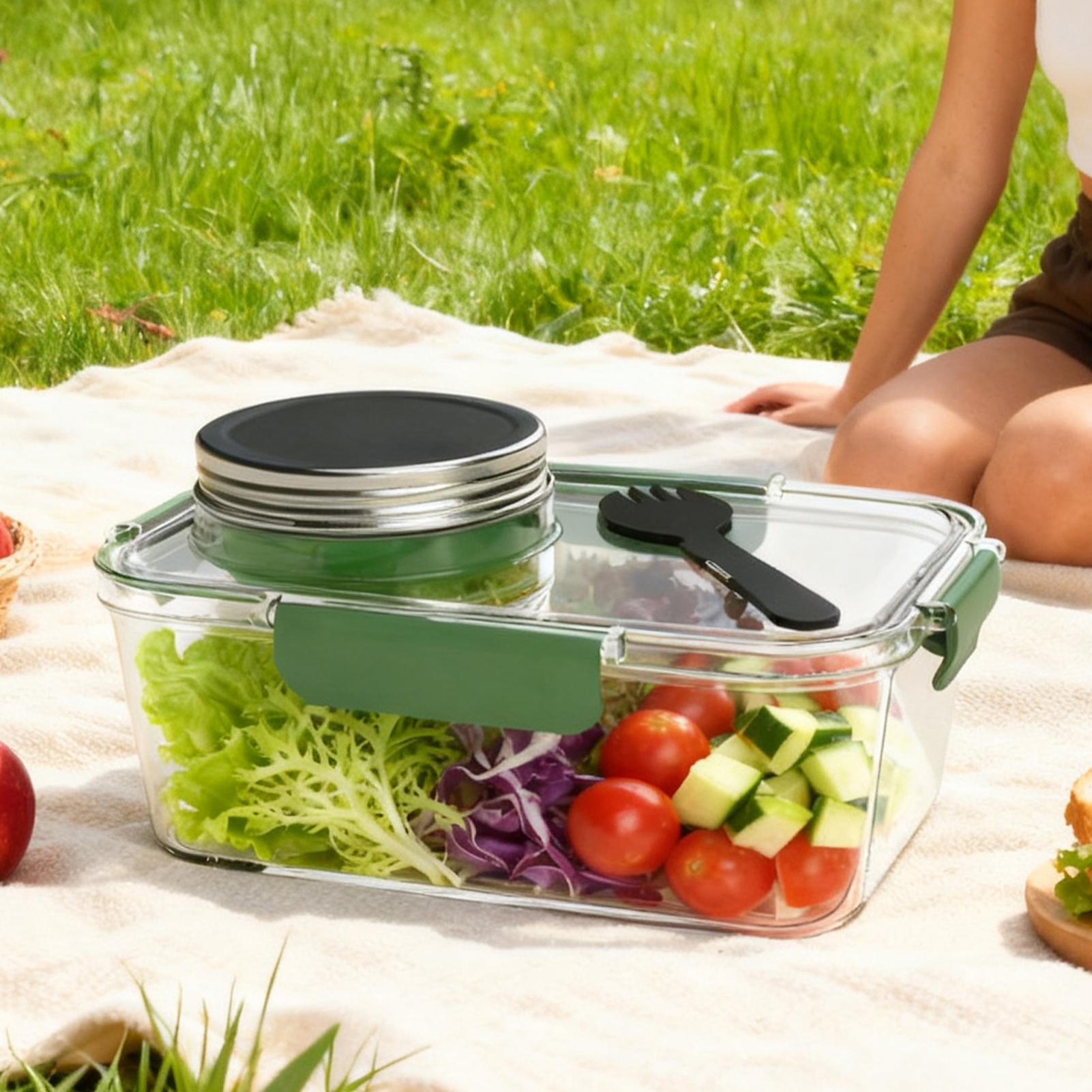Salad Container 2.5 OZ Storage - Meal Prep For Office ulasan dan harga