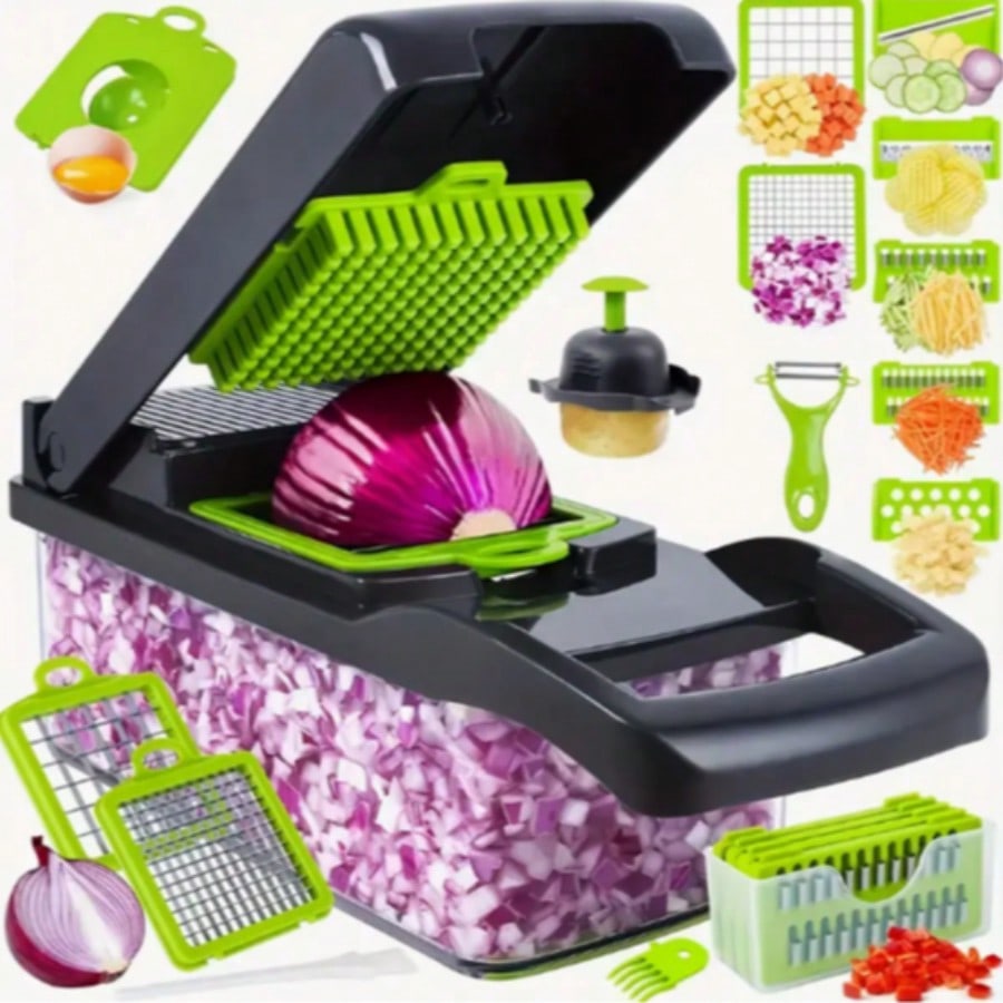 16-Piece Multi-Function Kitche - Meal Prep Manual ulasan dan harga