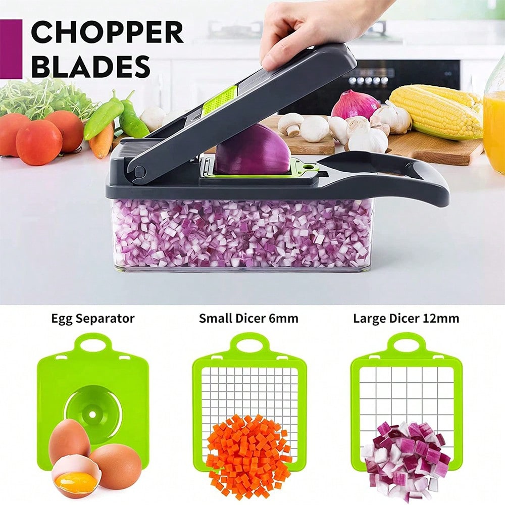 16-Piece Multi-Function Kitche - Meal Prep Manual ulasan dan harga