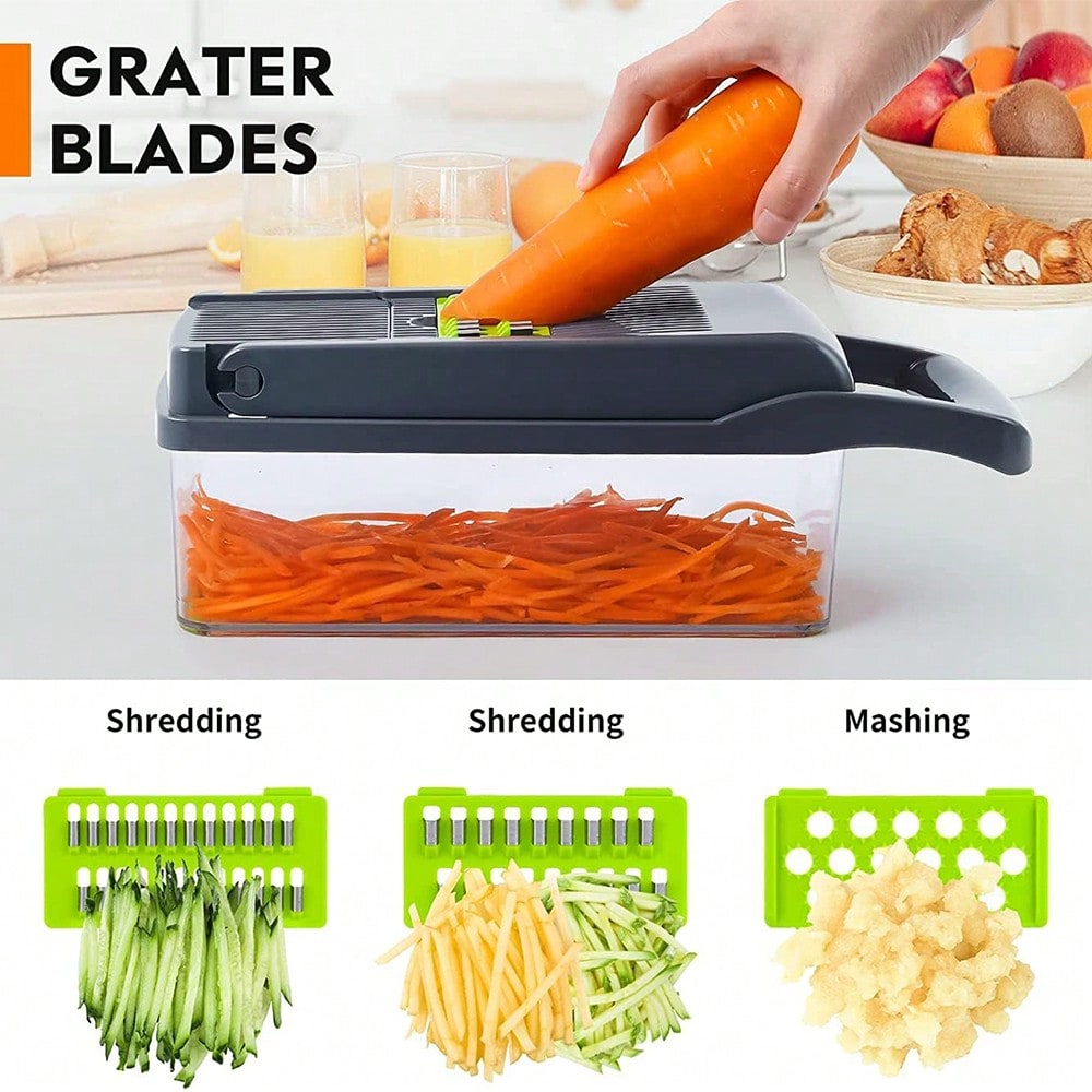 16-Piece Multi-Function Kitche - Meal Prep Manual ulasan dan harga