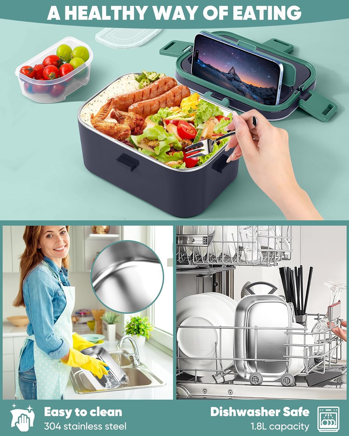 2025 New Non-Water-Filling Car - Stainless Bento Box ulasan dan harga