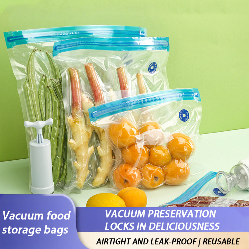 1PC Reusable Vacuum Sealer Bag - Meal Prep Fit ulasan dan harga