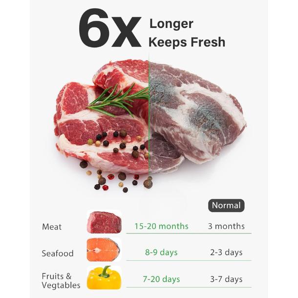 150Pcs Vacuum Sealer Bags Pre- - Meal Prep Bulking ulasan dan harga