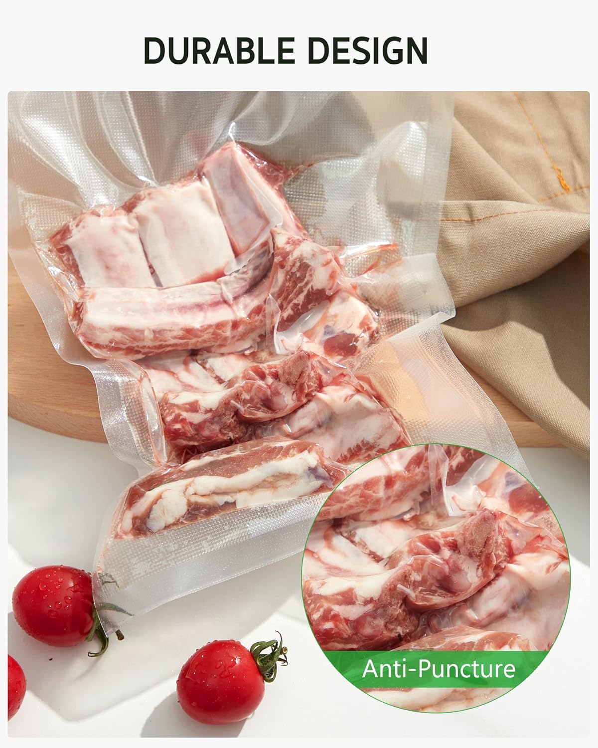 150Pcs Vacuum Sealer Bags Pre- - Meal Prep Bulking ulasan dan harga