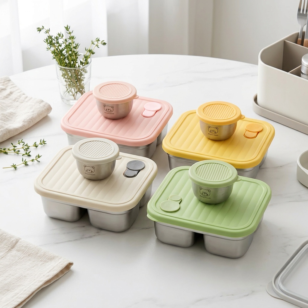 304 Stainless Steel Bento Lunc - Meal Prep Kinder ulasan dan harga