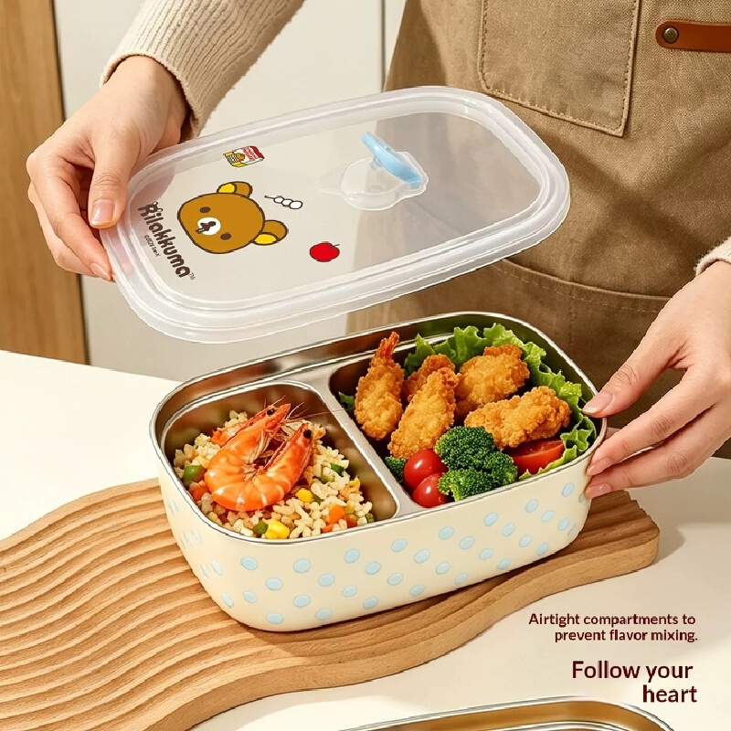 Original Rilakkuma Kiiroitori  - Stainless Bento Box ulasan dan harga
