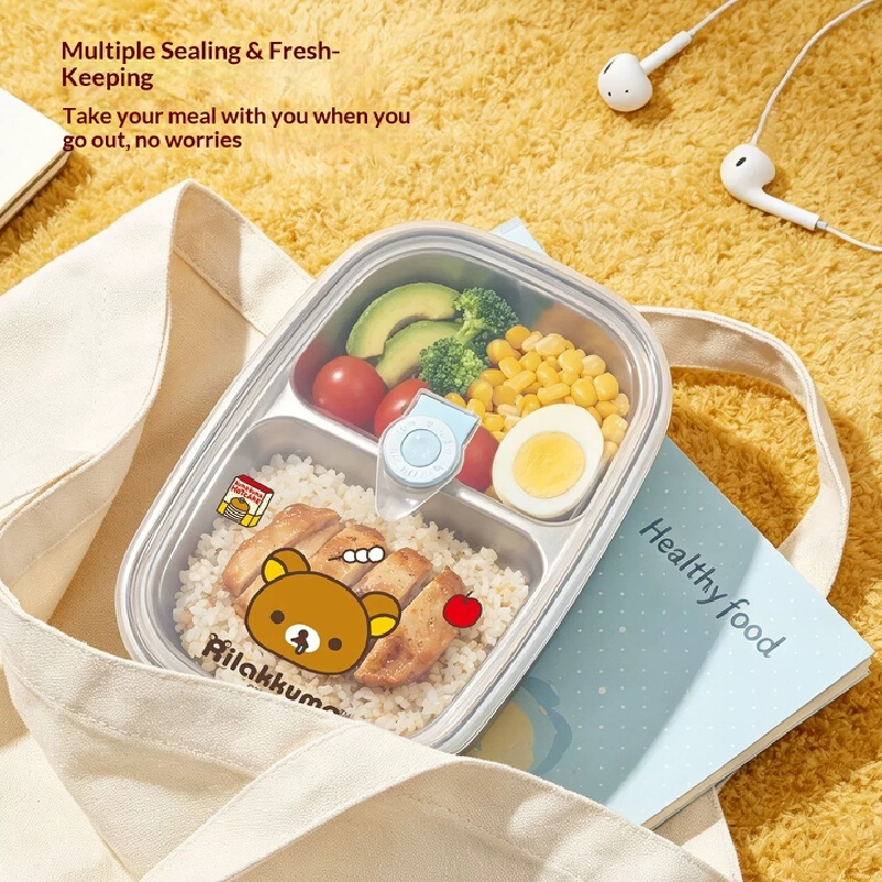 Original Rilakkuma Kiiroitori  - Stainless Bento Box ulasan dan harga