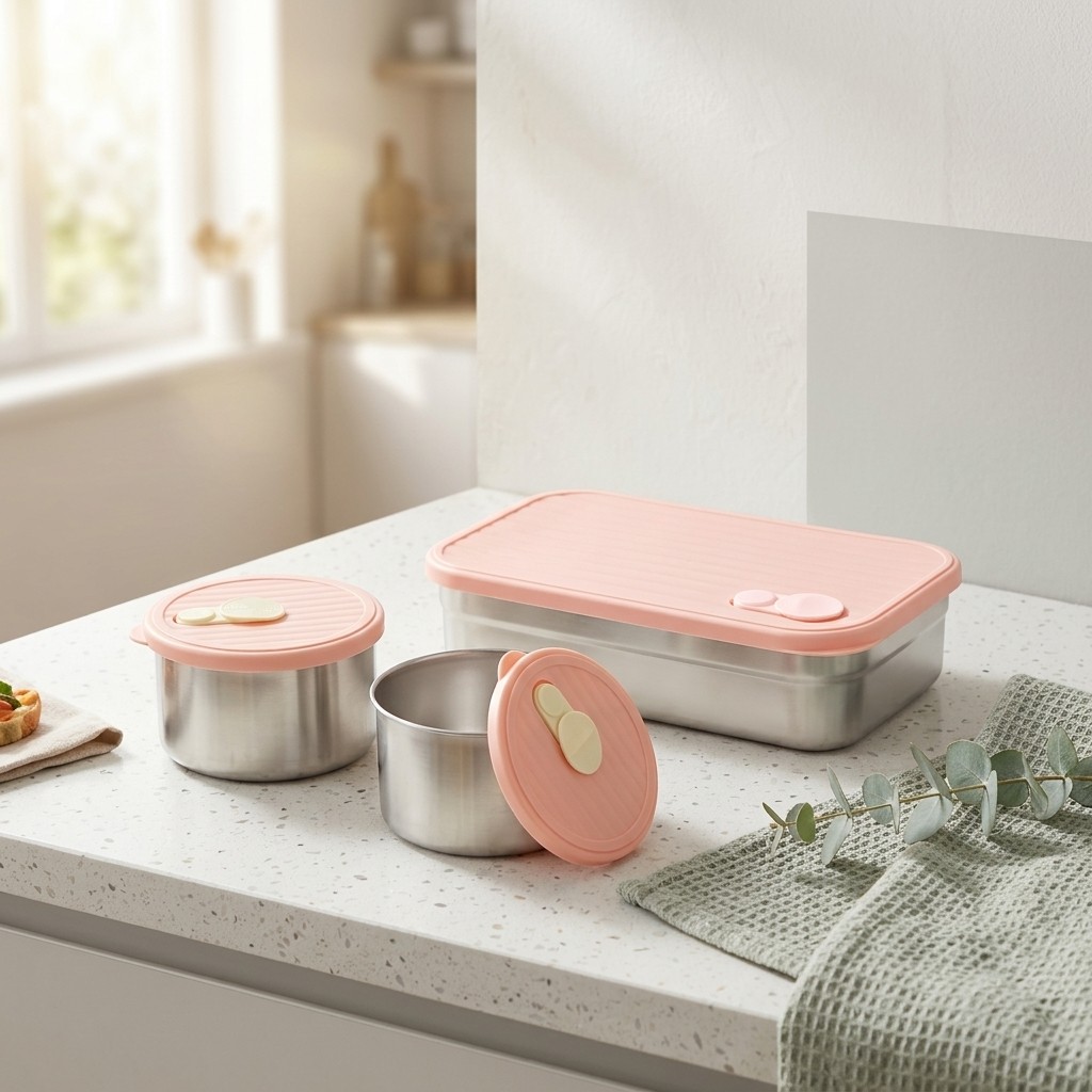Bento Lunch Box Set Microwave  - Meal Prep Kinder ulasan dan harga