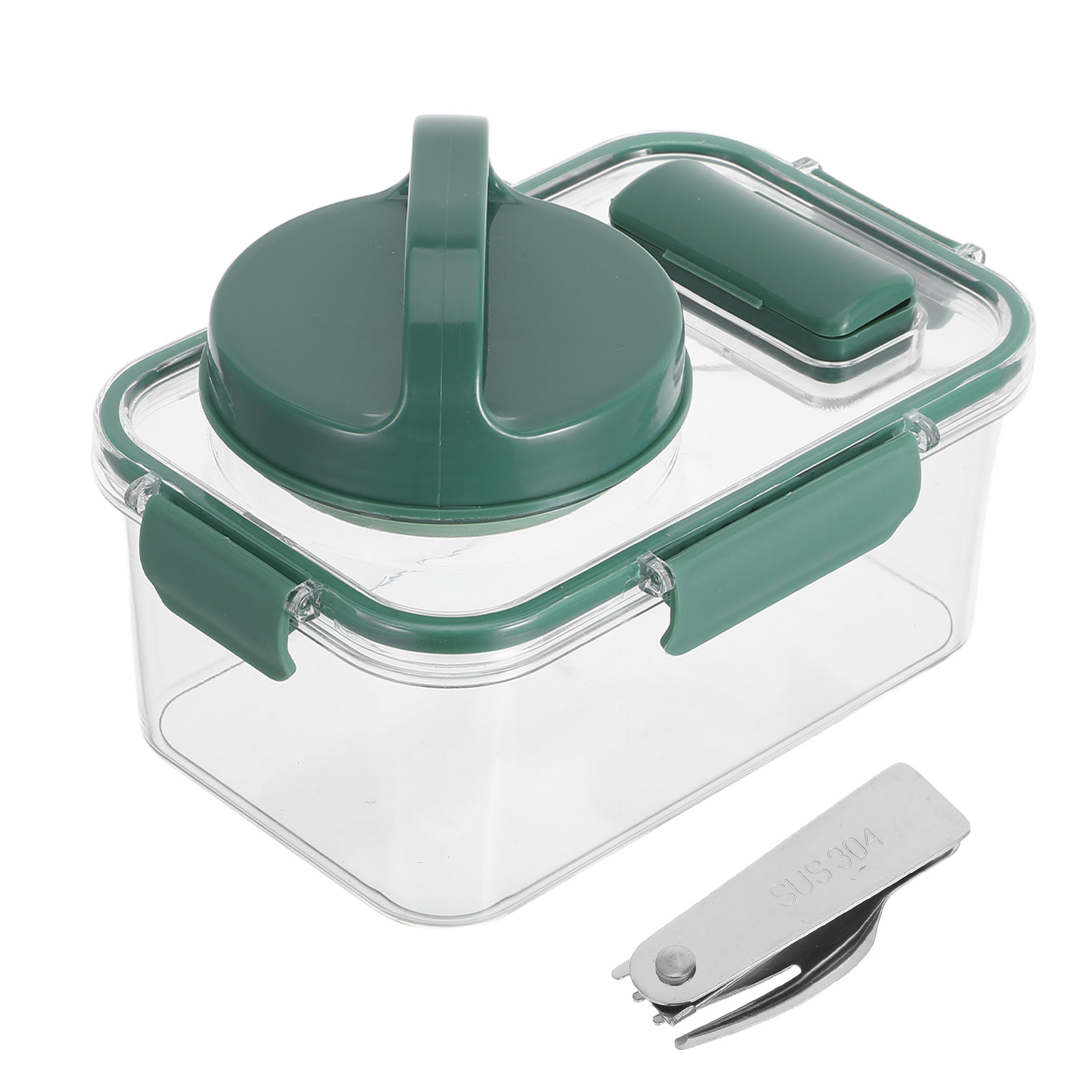 Salad Container with Dressing  - Meal Prep For Office ulasan dan harga