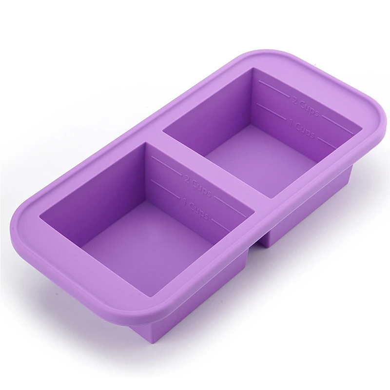 1/2 Cup Silicone Freezer Molds - Meal Prep Oven Safe Containers ulasan dan harga