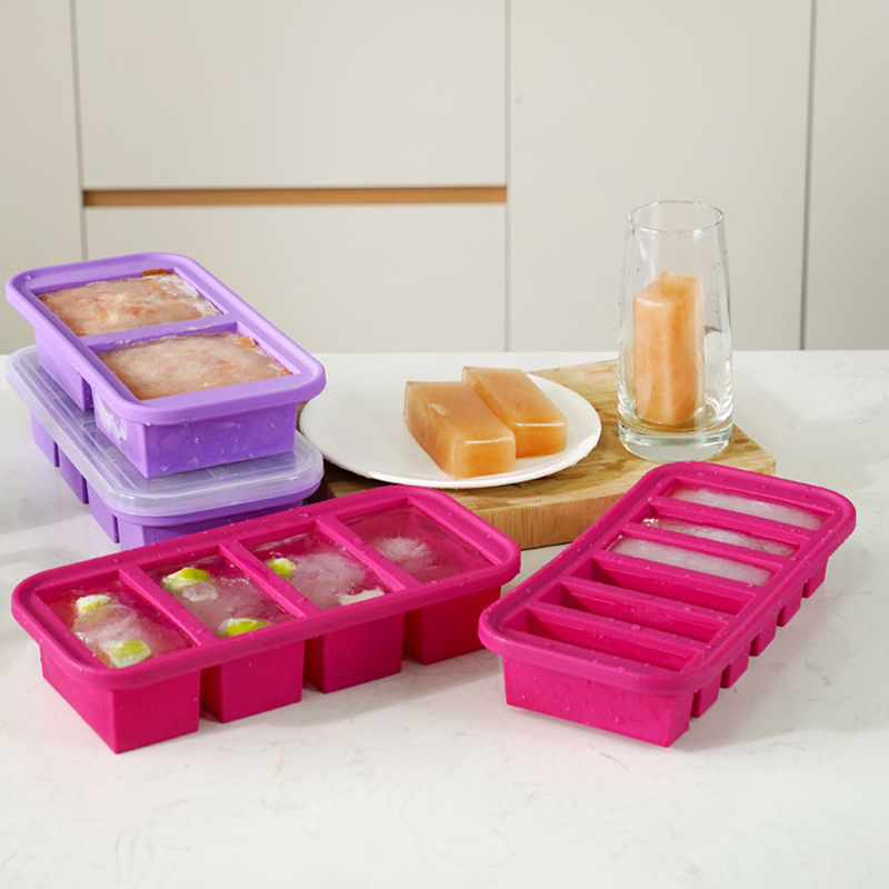 1/2 Cup Silicone Freezer Molds - Meal Prep Oven Safe Containers ulasan dan harga
