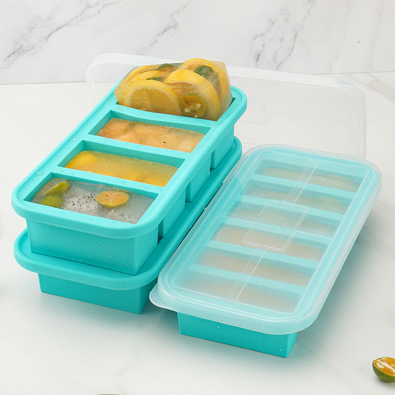 1/2 Cup Silicone Freezer Molds - Meal Prep Oven Safe Containers ulasan dan harga
