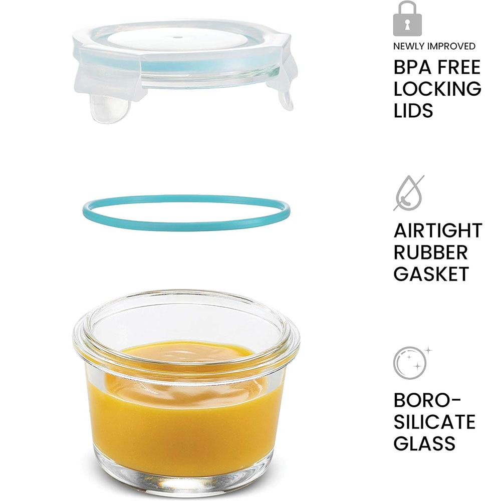 5oz Small Glass Meal Prep Food - Meal Prep Glass Containers Oven Safe ulasan dan harga