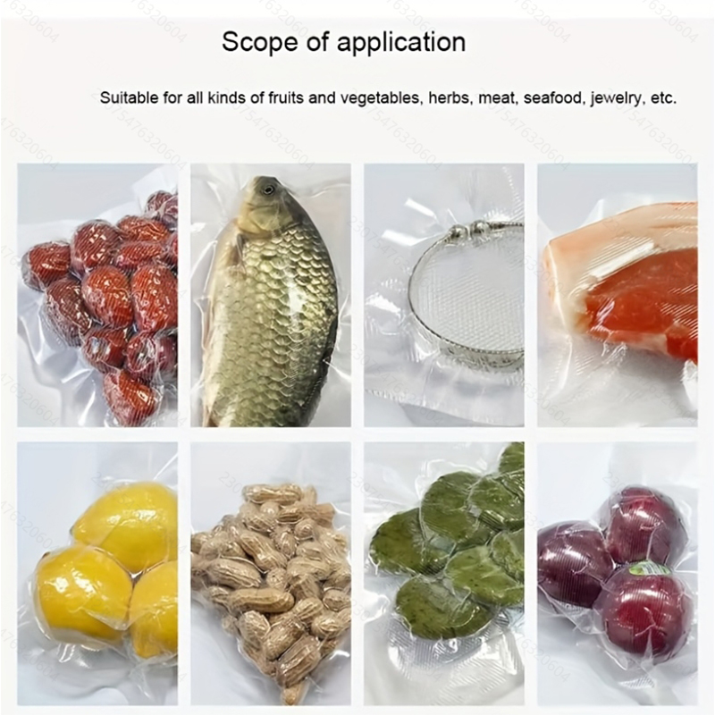 4pcs Vacuum Sealer Bags: 4 Rol - Meal Prep Fit ulasan dan harga