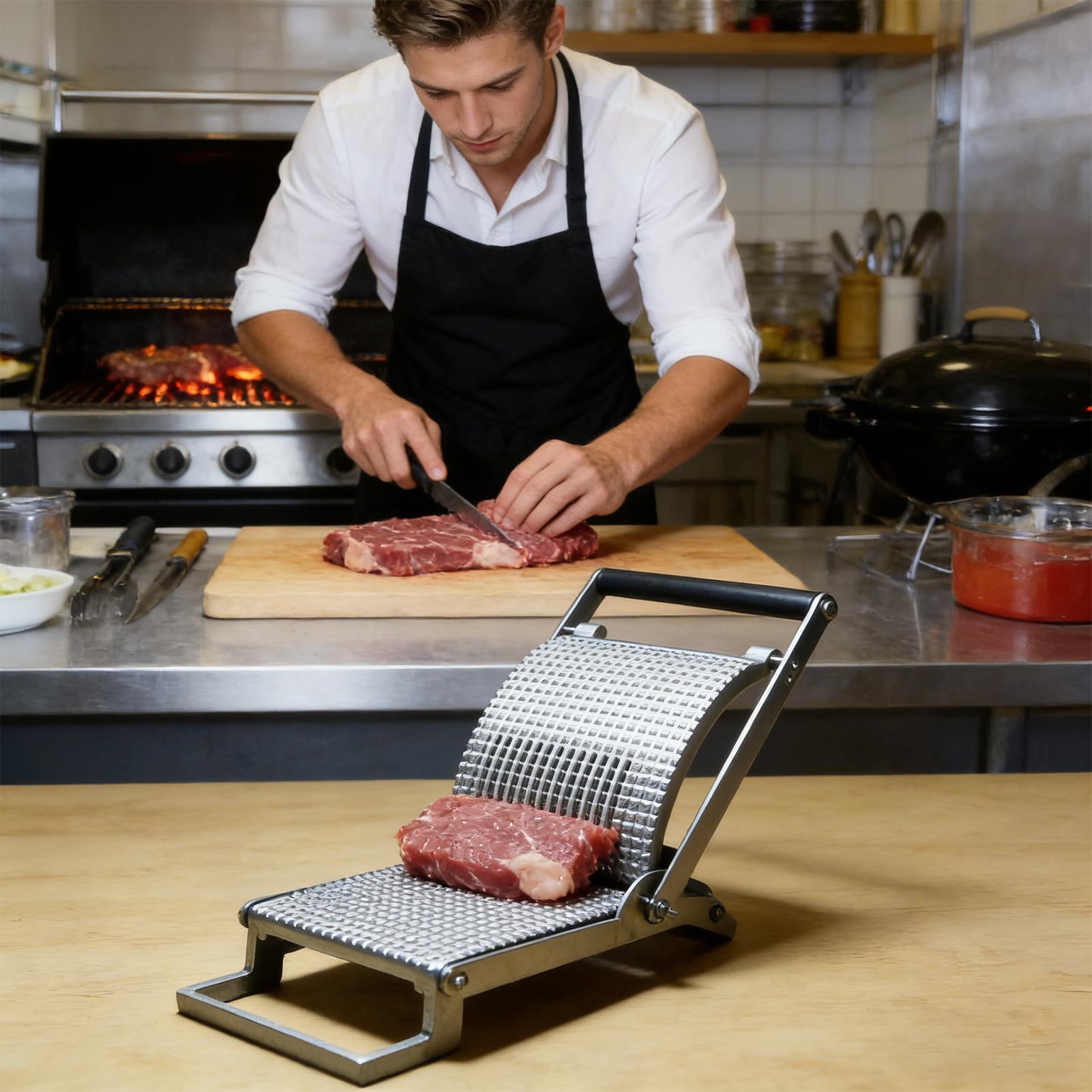 Meat Tenderizer Stainless Stee - Meal Prep Manual ulasan dan harga