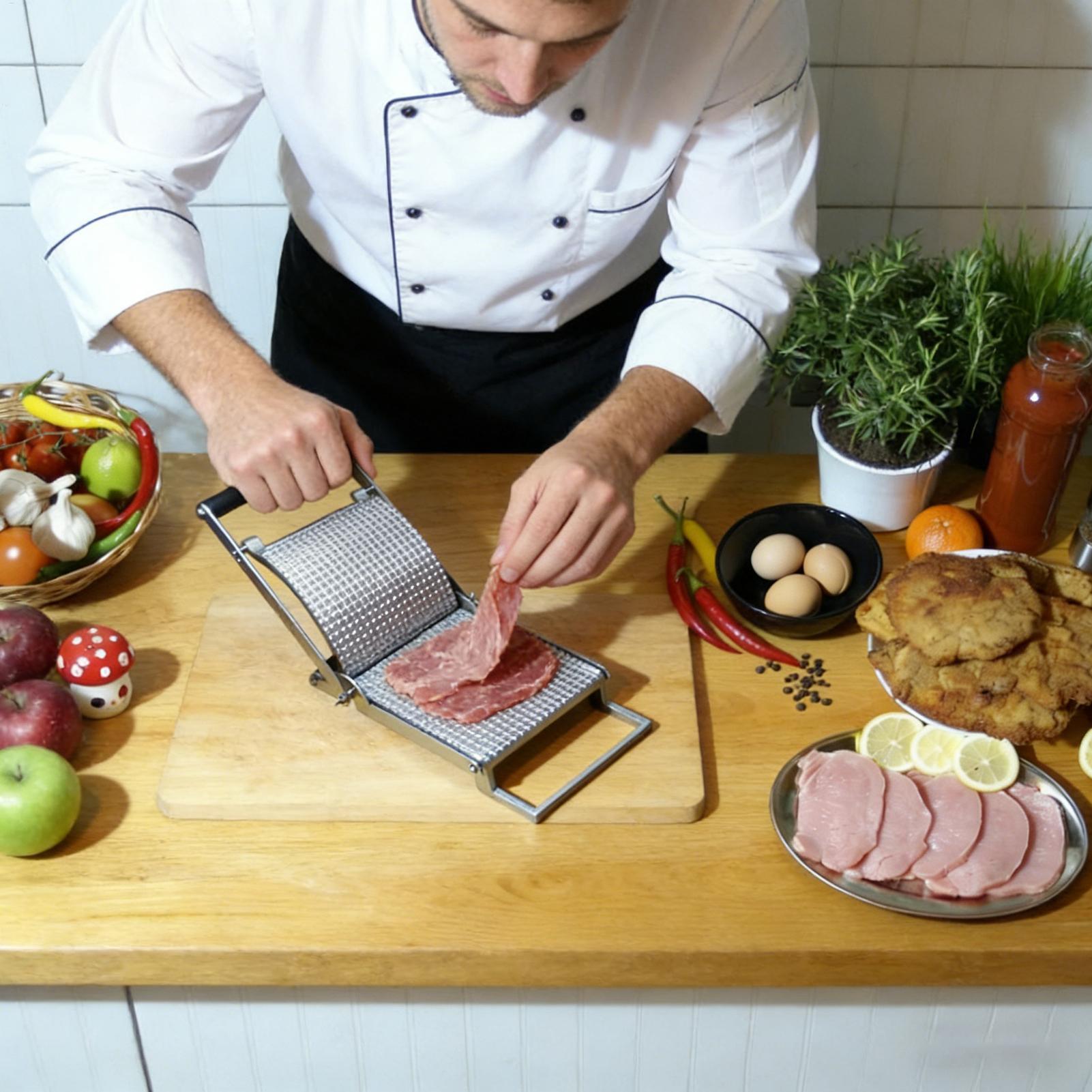 Meat Tenderizer Stainless Stee - Meal Prep Manual ulasan dan harga