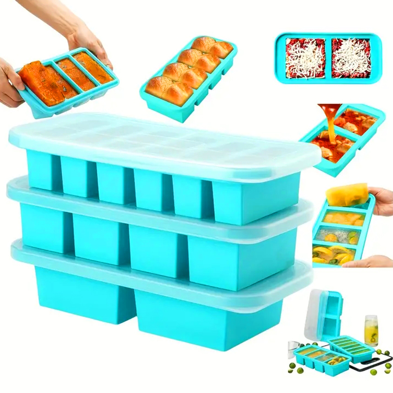 2 or 3-piece Silicone Freezer  - Meal Prep List ulasan dan harga