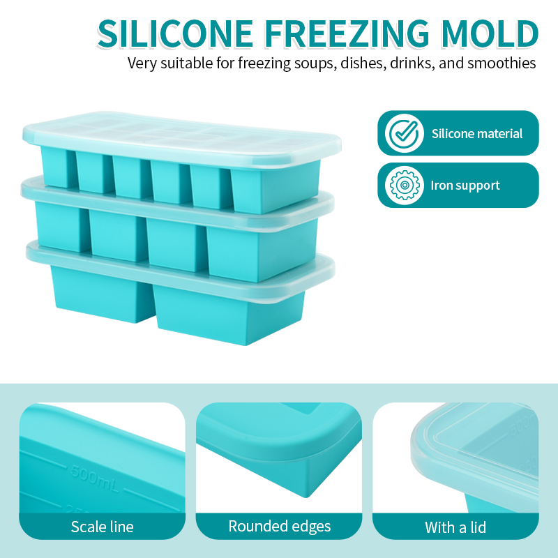 2 or 3-piece Silicone Freezer  - Meal Prep List ulasan dan harga