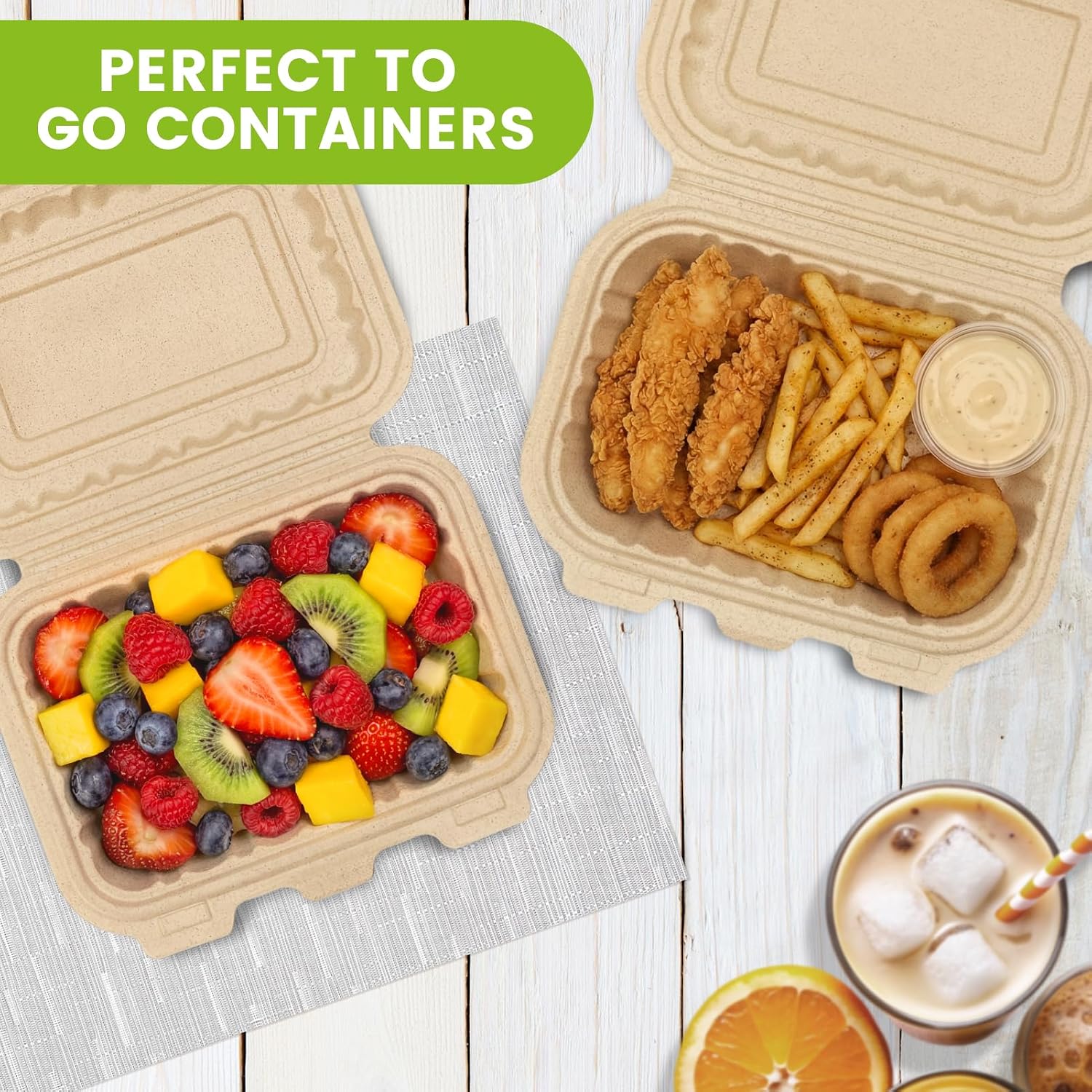 50 Pack 16oz Clamshell Take Ou - Meal Prep List ulasan dan harga