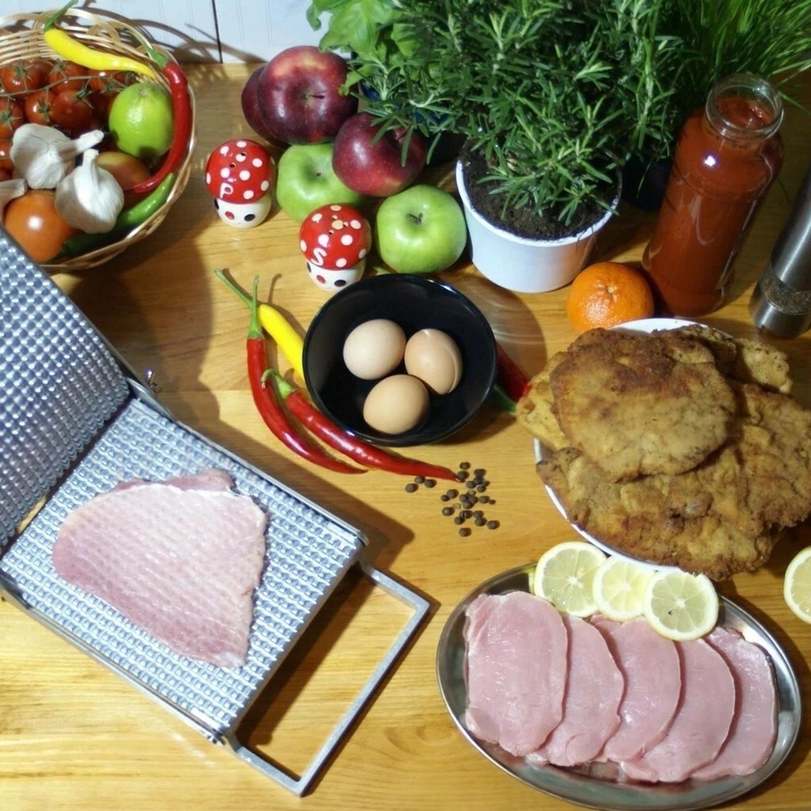 Meat Tenderizer Stainless Stee - Meal Prep Manual ulasan dan harga